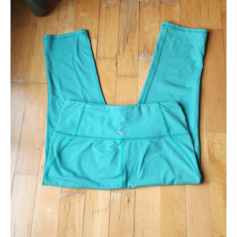 DSG teal crop leggings, Medium
